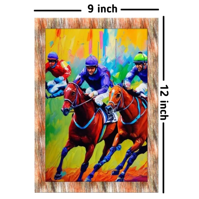 horse-racing-wall-painting
